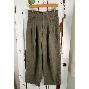 NWT Free People Women's Size 10 Moss Slouchy Utility Cargo Surplus Trouser Pant